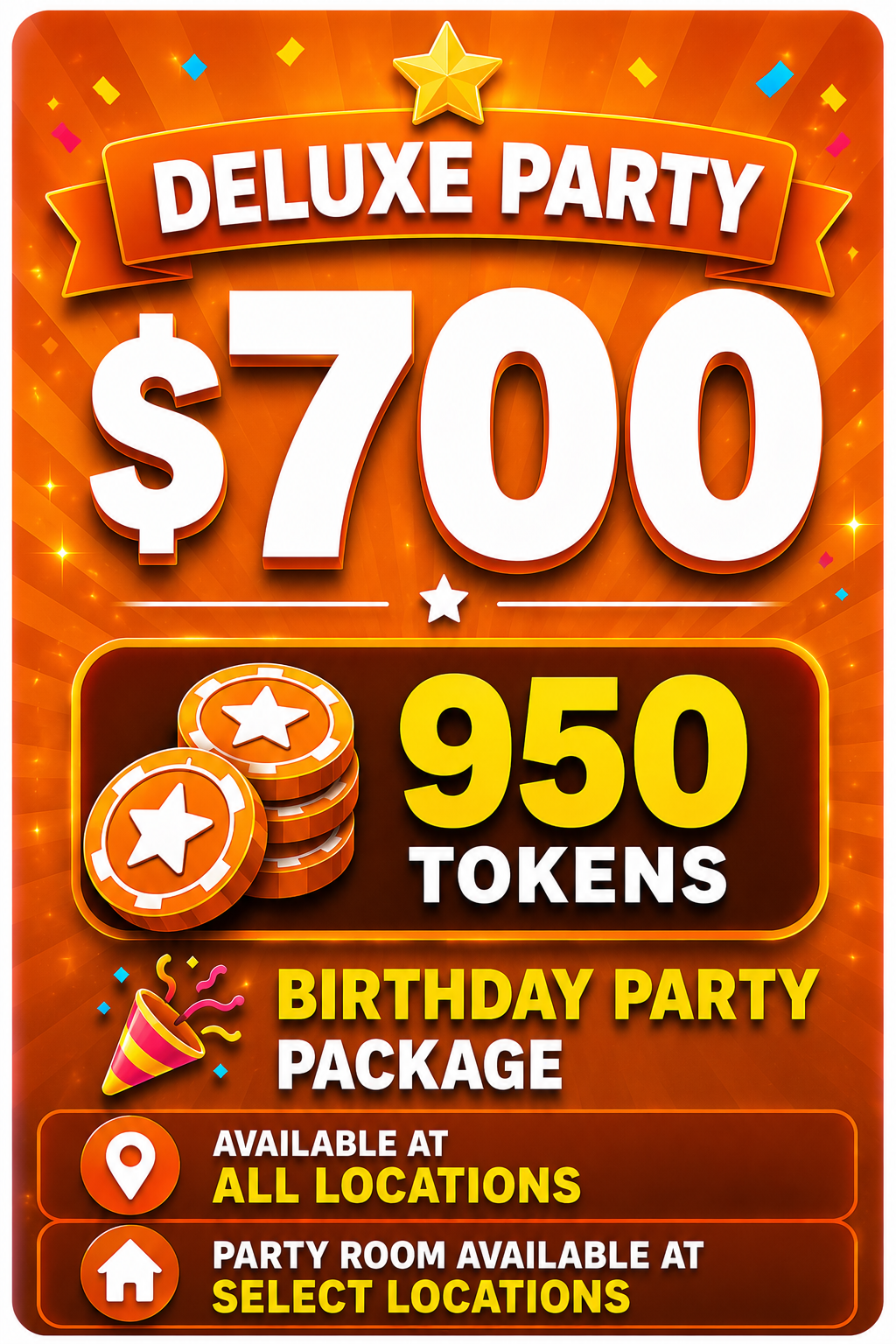 Deluxe Party Package